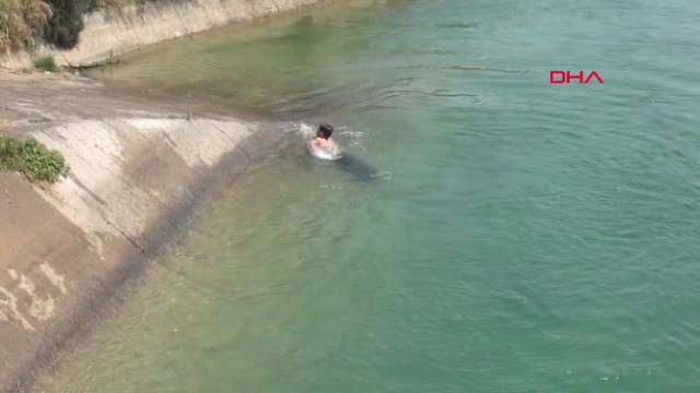 Adana-Sulama Kanalında Tehlikeli Serinlik