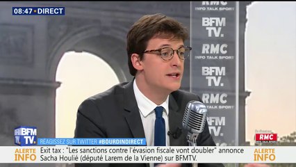 “Les sanctions contre l’évasion fiscale vont doubler” annonce Sacha Houlié, député LaRem
