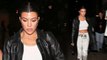 Kourtney Kardashian flaunts her toned tummy for night out with Kendall Jenner in Los Angeles.