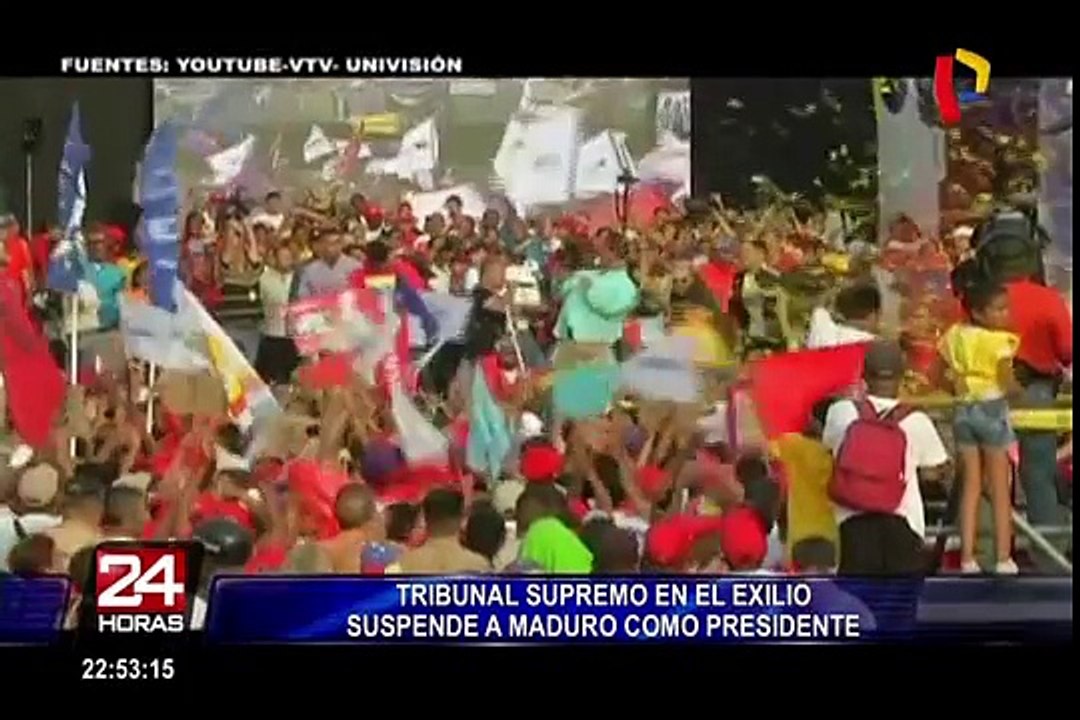 Tribunal Supremo en el exilio suspende a Nicolás Maduro como presidente