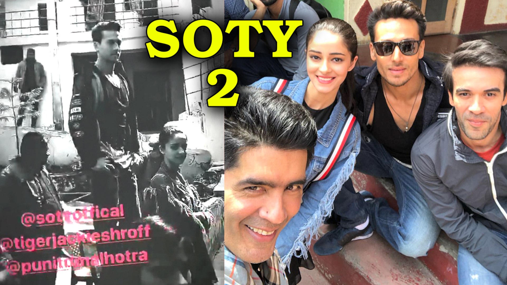 ⁣(VIDEO) Tiger Shroff Preparing For A Scene In Student Of The Year 2