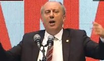 Muharrem İnce kürsüde şiir okudu