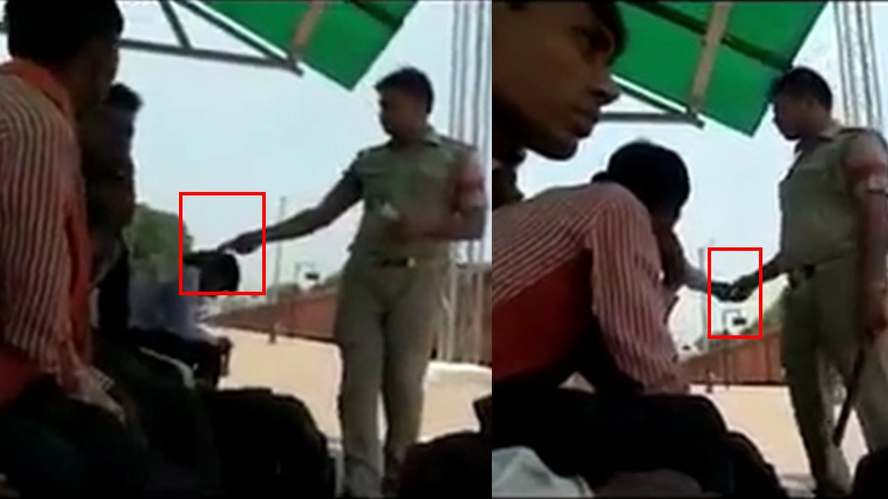 रेलवे स्टेशन पर यात्रियों से वसूली कर रहे जीआरपी सिपाही का वीडियो वायरल