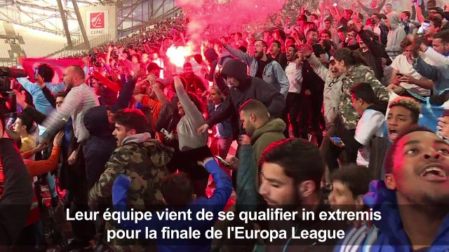 l'OM en finale de l'Europa League: les supporteurs exultent