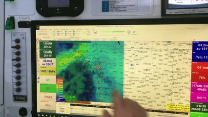 Un peu de calme à bord de Sodebo Ultim' - 4-05-2018