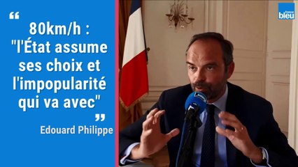 80km/h : "l'Etat assume ses choix et l'impopularité qui va avec" - Edouard Philippe