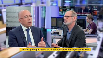Eric Ciotti était l'invité politique de Gilles Bornstein sur France Info - 2 mai 2018