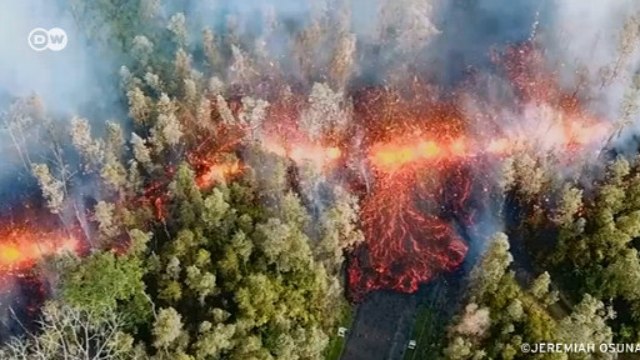 Hawaii'de yanardağ patladı