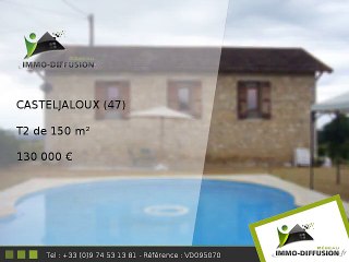 T2 A vendre Casteljaloux 150m2 + Jardin 1300m2