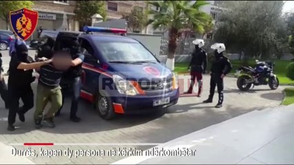 Report Tv - Vrasje e drogë, dy të arrestuar në Durrës, ja kush janë