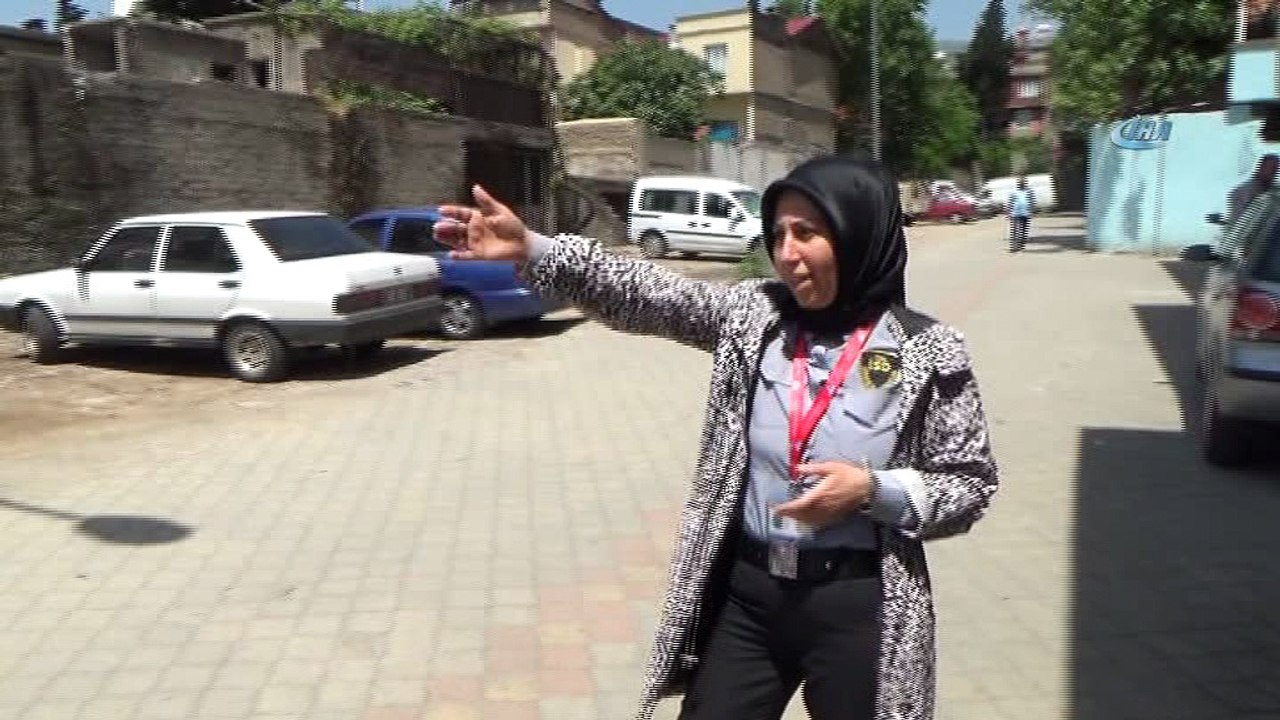 Genç kadın okul önünde freni boşalan kamyoneti elleriyle böyle durdurmaya çalıştı