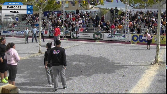 International à pétanque de Ruoms 2017 : Demi-finale MEISS vs HERVO