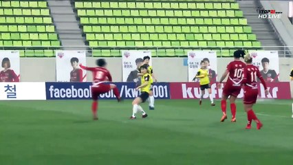 1-0 Lee So-dam Goal South Korea  WK-League - 04.05.2018 HS Red Angels (W) 1-0 Boeun Sangmu (W)