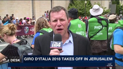 i24NEWS DESK | Giro d'Italia takes off in Jerusalem | Friday, May 4th 2018