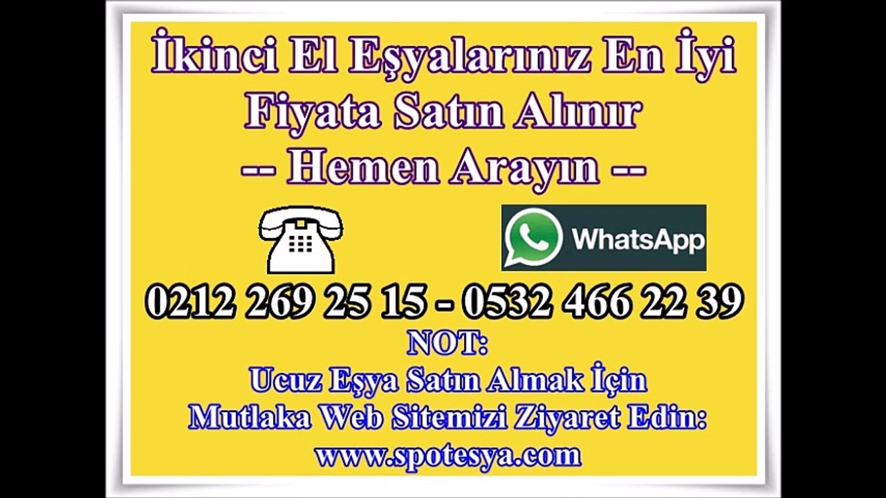 Kullanılmış eşya satın alanlar