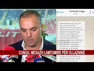 CUNGU, MESAZH LAMTUMIRE PËR VLLAZNINË