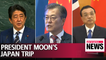 "S. Korean Pres. Moon's Japan trip next week completes presidential visits to four most...