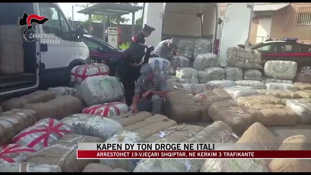Kapen dy ton drogë në Itali - News, Lajme - Vizion Plus