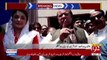 Nawaz Sharif talks to media outside Accountability Court  4 May 2018
