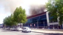 OSB'de yangın... Havacılık Fabrikasında çıkan yangına müdahale ediliyor