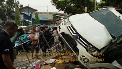 Tabrakan Maut Pajero Hantam Rumah di Medan, Dua Penumpang Tewas
