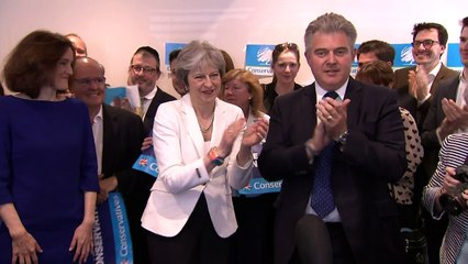 May visits Finchley after Tories gain Barnet seat