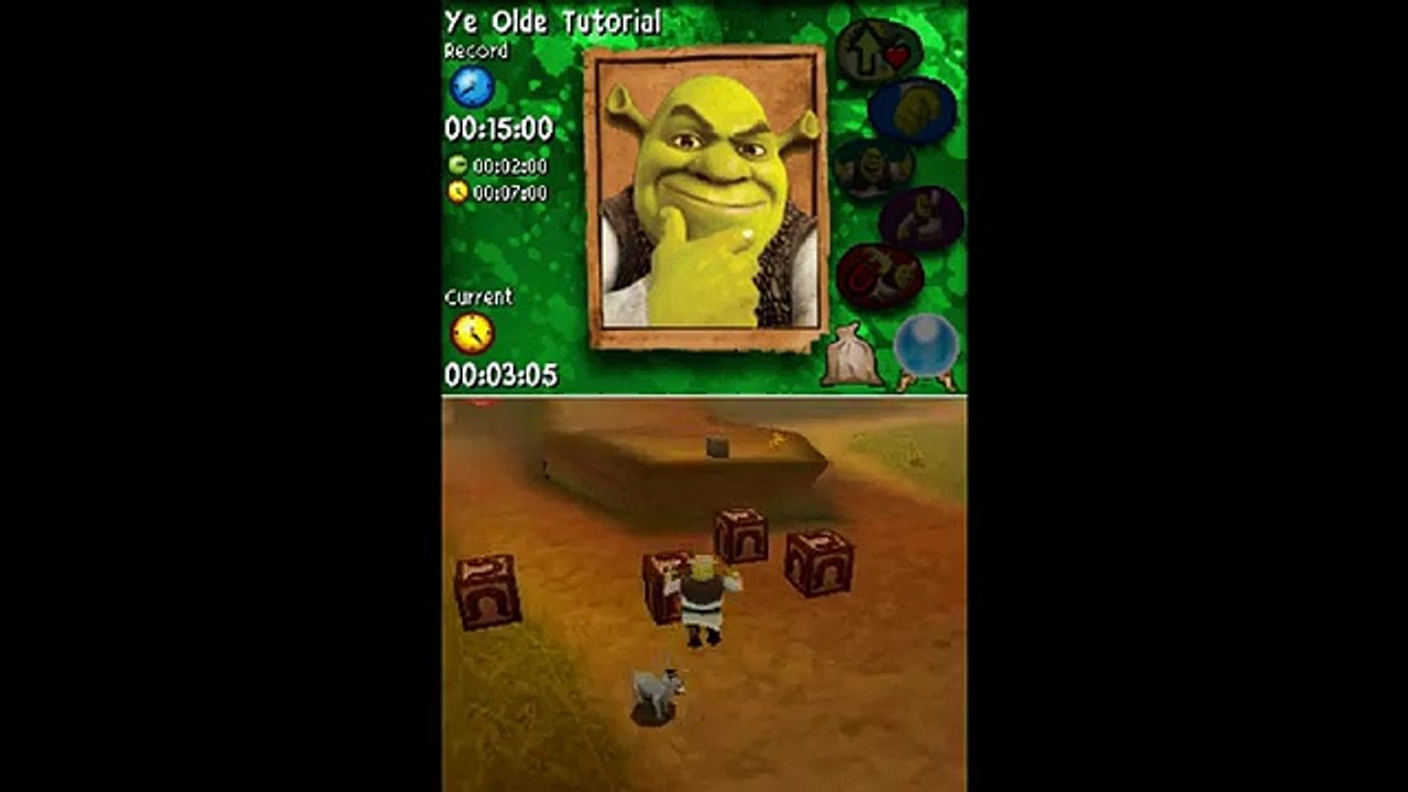 Shrek Forever After . (Nintendo DS) 60fps