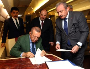 Erdoğan'ın Uçakta İmzaladığı Cumhur İttifakı Protokolü YSK'da
