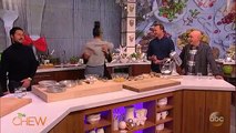 Maksim and Val Chmerkovskiy Bake with Carla Hall on The Chew