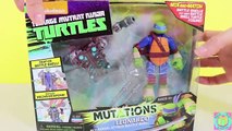Teenage Mutant Ninja Turtles Mutations Leonardo w/ Aerial Attack Battle Shell. Pizza Party w/ Cyborg