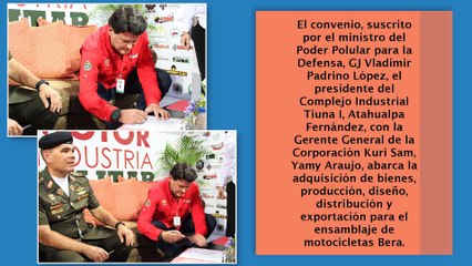 Atahualpa Fernández Arbulú: Complejo Industrial Tiuna I firma acuerdo con Motores Bera