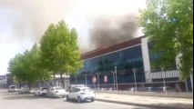 OSB'de Yangın... Havacılık Fabrikasında Çıkan Yangına Müdahale Ediliyor