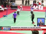 Aksi Jokowi Main Bulutangkis Bareng Sultan Brunei