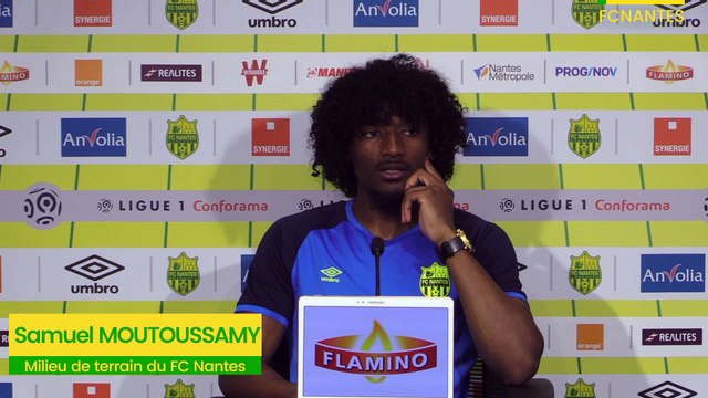 Samuel Moutoussamy avant FCN-MHSC