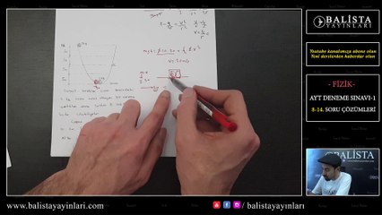 AYT Fizik denemesi 8-14 Soru ve Çözümleri