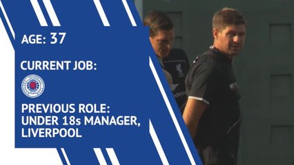 Steven Gerrard - manager profile
