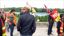 La CGT prend d'assaut le pont d'Avignon