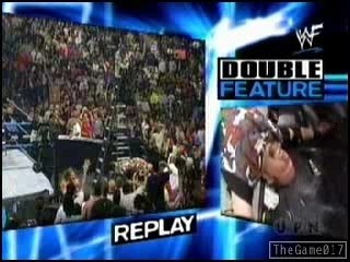 WWE Smackdown TLC - Jeff Hardy's amazing 20ft leapfrog over