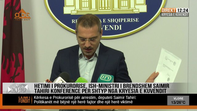 Saimir Tahiri publikon dokumentin nga Prokuroria e Katanias në Itali
