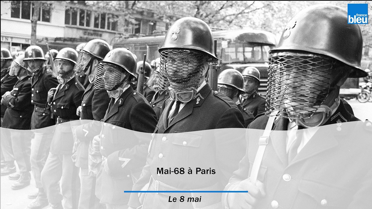 Mai-68 à Paris : le 8 mai