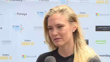 Forbes Under 30 Summit Global in Israel with Bar Refaeli