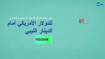 #ليبيا_الآن| #فيديو - #خاص|  سعر صرف الدولار الأمريكي أمام الدينار الليبي، الإثنين 7 مايو/ أيار 2018، في السوق الرسمي والموازي.