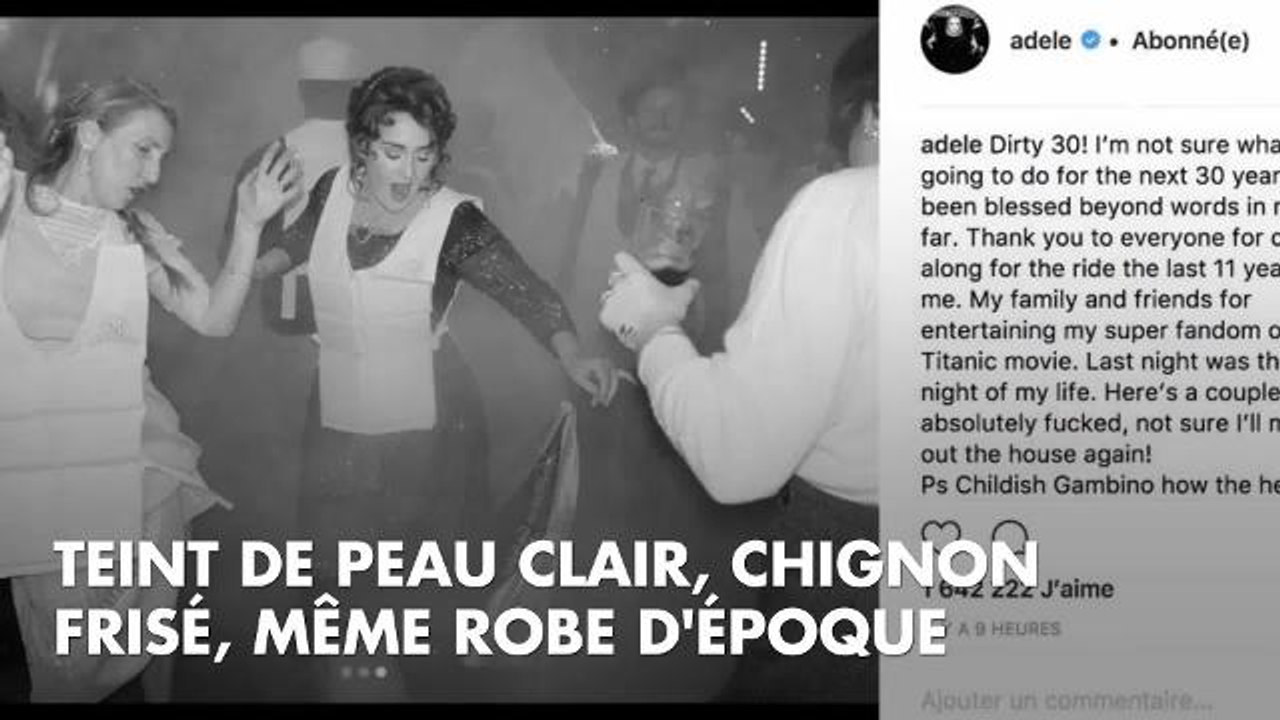 PHOTOS. Adele a fêté ses 30 ans avec une incroyable fête sur le thème de Titanic