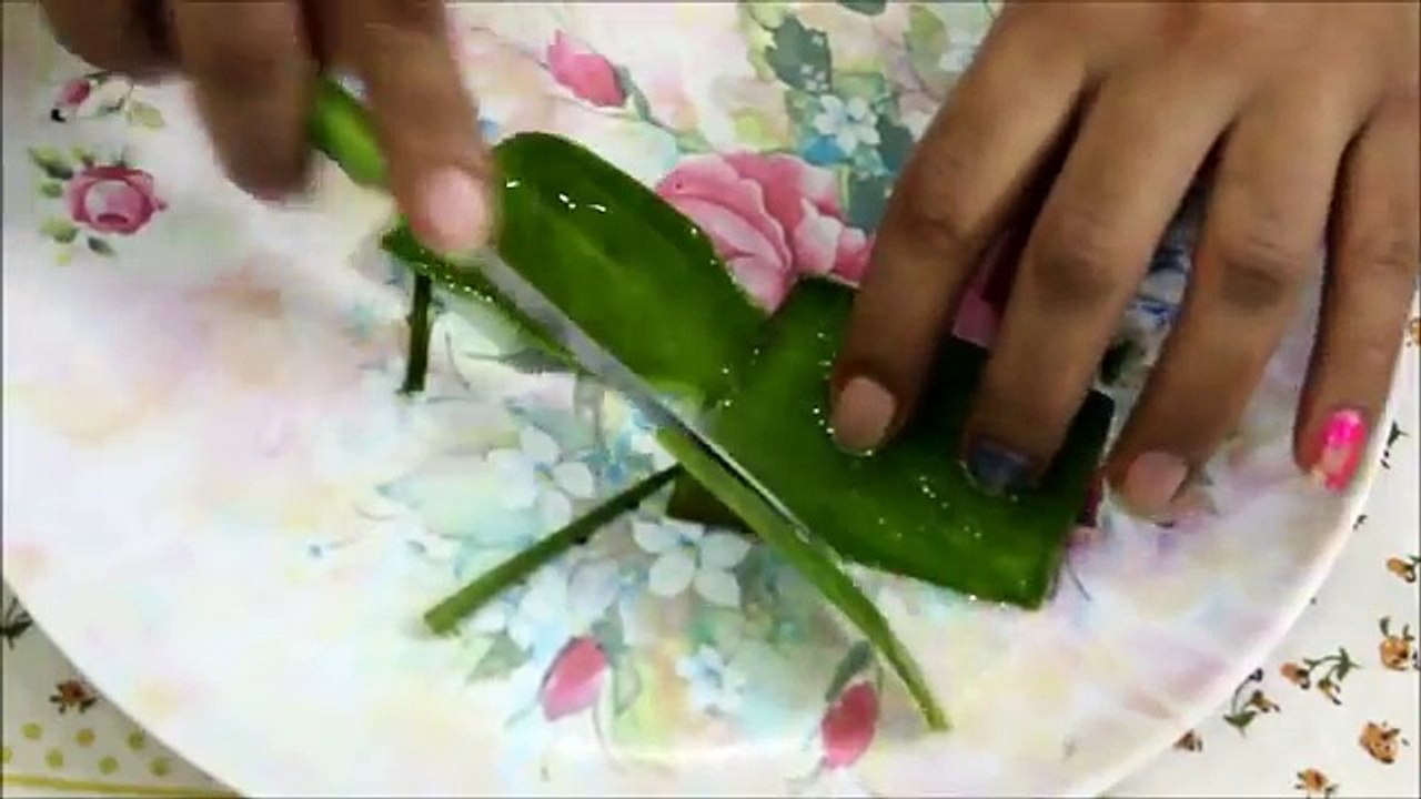 Aloe Vera Trick!! * Do NATURAL Straight Hair at Home **