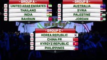 مراسم قرعه کشی رقابت‌های جام ملت‌های فوتبال آسیا ۲۰۱۹ در امارات
