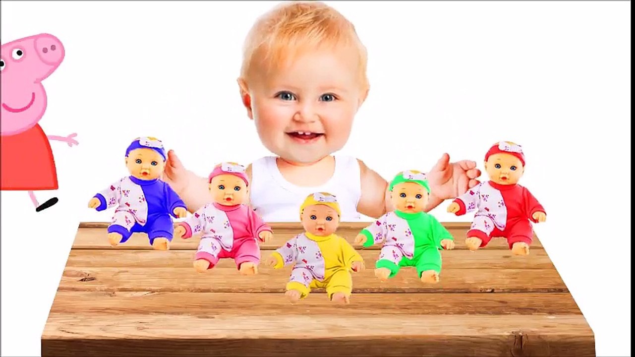 Learn Colors with Baby Doll and Surprise Toys Colors for Kids Видео