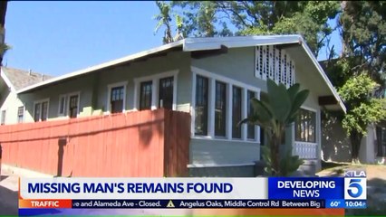 Human Remains Found Where Authorities Were Investigating Man`s Disappearance