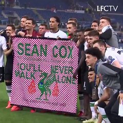 La afición del Liverpool inunda Roma