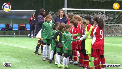 RESUM: Lliga BancSabadell d'Andorra. Primavera Femení Benjamí-Aleví, J8. UE Sant Julià - FF Andorra