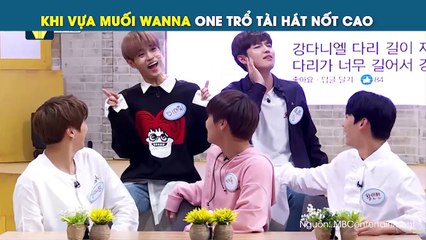 Cười ná thở với khoảnh khắc triệu view: "Vựa muối" Wanna One thi hát nốt cao giọng cá heo trên show